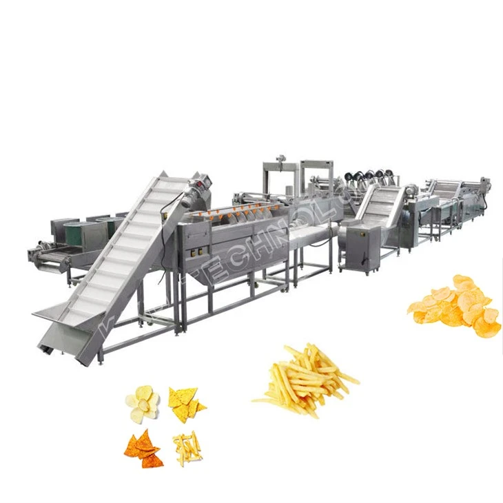 Croustilles de pomme de terre en fabriquant une machine automatique